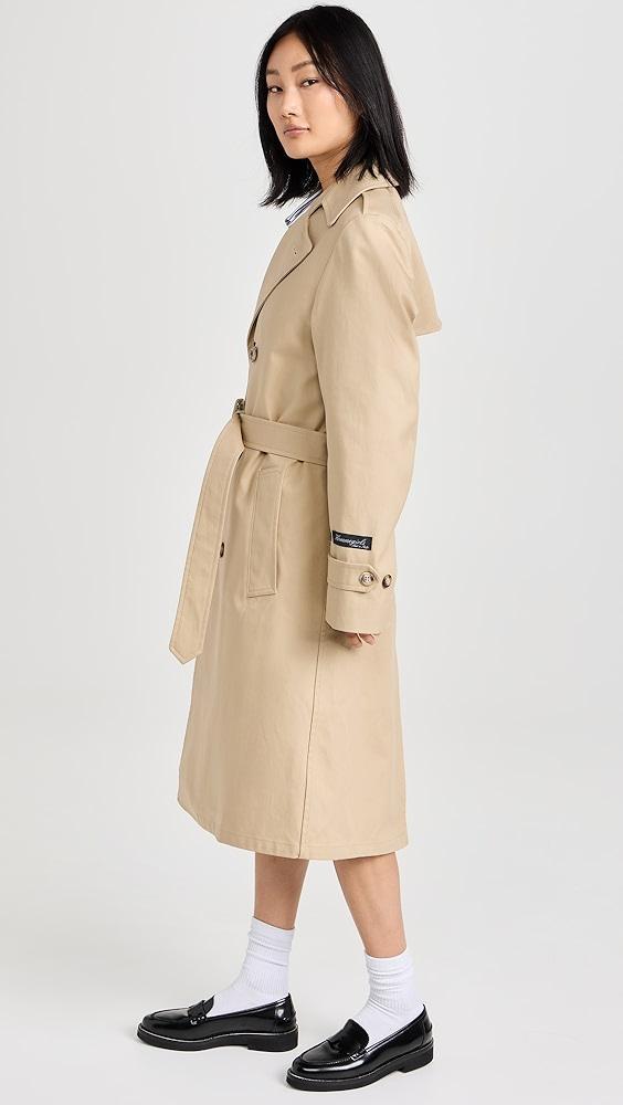 HOMMEGIRLS Classic Khaki Trench Coat | Shopbop Product Image