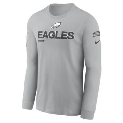 Philadelphia Eagles Salute to Service Mascot Edge Legend Men's Nike NFL Long-Sleeve T-Shirt Product Image