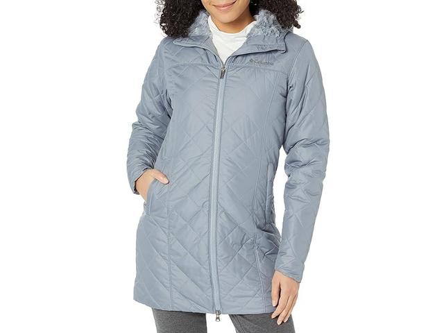 Columbia Copper Crest Long Jacket (Tradewinds Grey) Women's Clothing Product Image