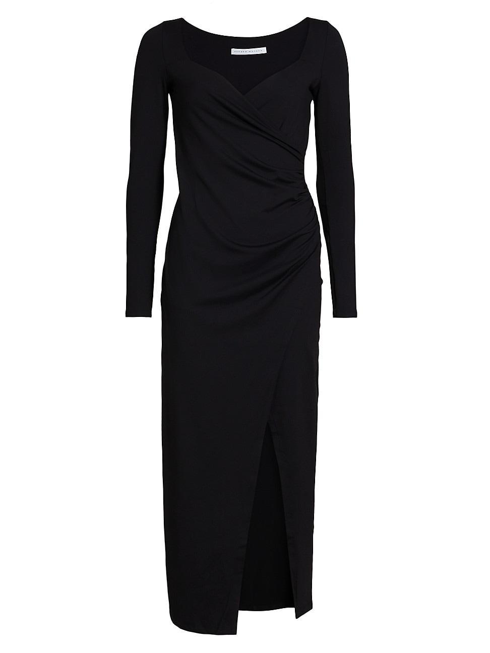 Womens Wrap Midi-Dress Product Image