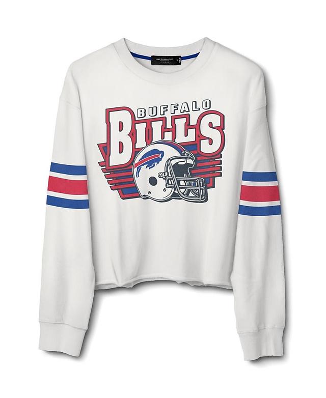 Junk Food Clothing Womens Nfl Buffalo Bills Kickoff Crop Crew Fleece Product Image