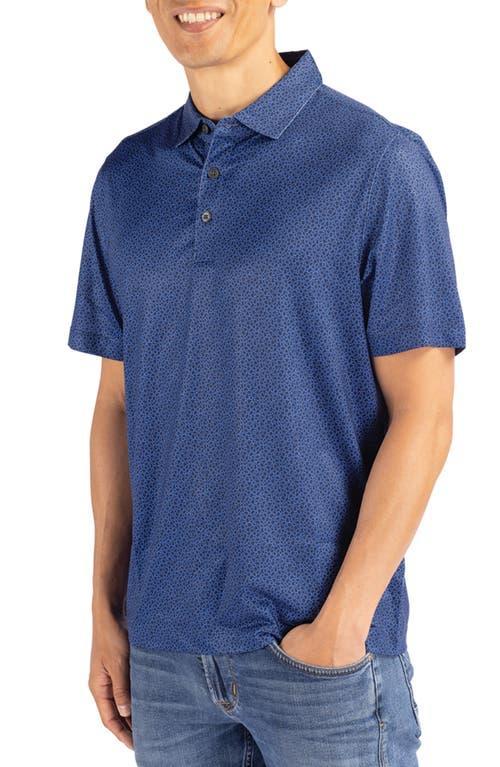 Cutter  Buck Pike Eco Pebble Print Short Sleeve Polo Shirt Product Image