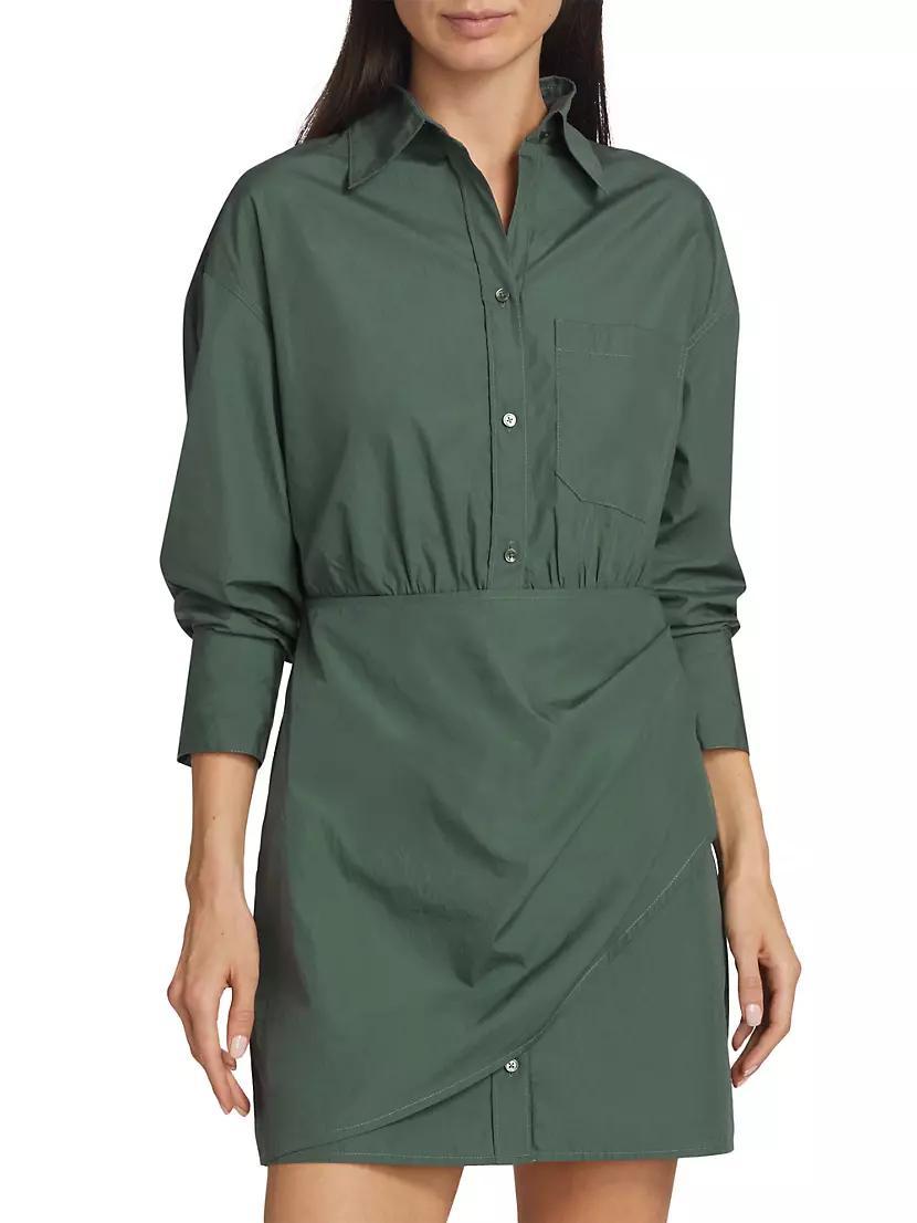 Dillon Cotton-Blend Shirtdress Product Image