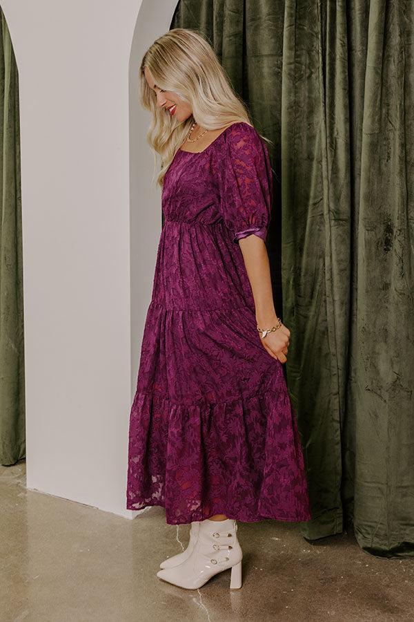 Tuscan Vineyard Jacquard Midi Product Image