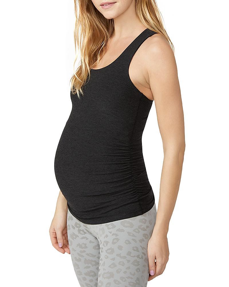 Beyond Yoga Spacedye Maternity Racerback Cami (Darkest Night) Women's Sleeveless Product Image