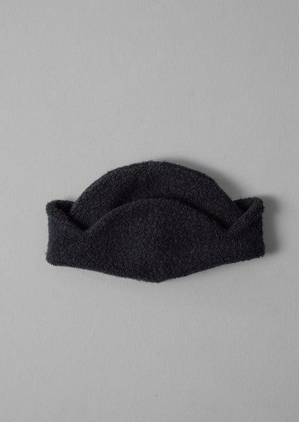 Cableami Wool Hat | Navy Product Image