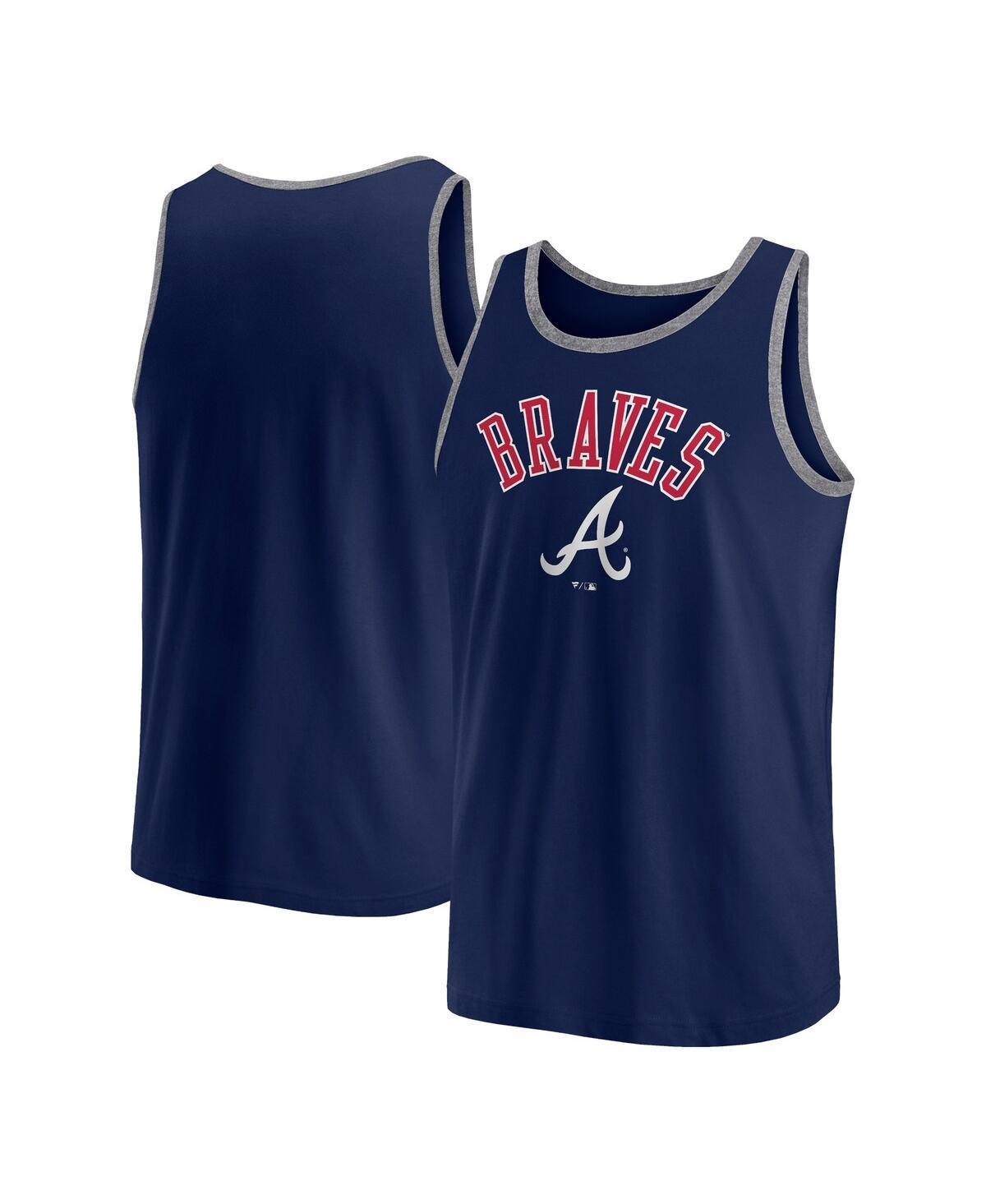 Mens Fanatics Atlanta Braves Bet Tank Top Blue Product Image