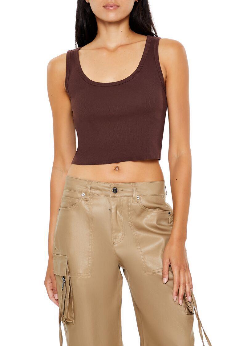 Cropped Rib-Knit Tank Top | Forever 21 product image