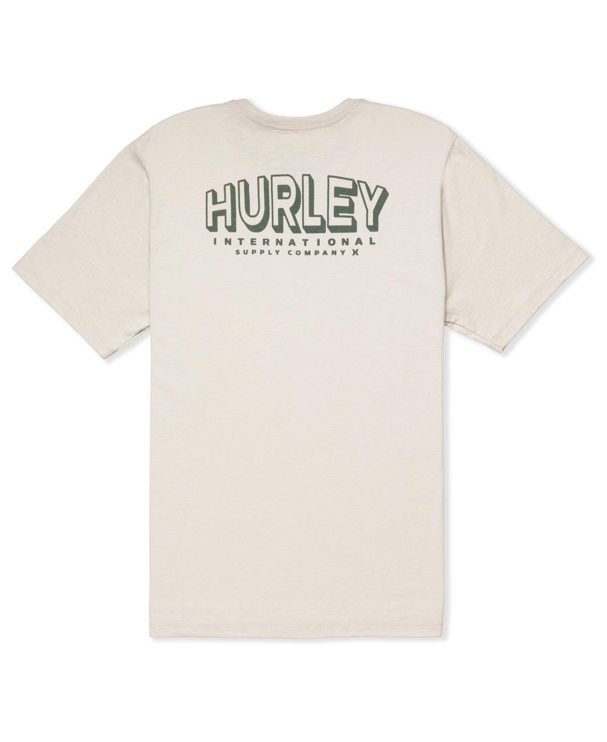 Hurley Mens Everyday H2O-DriTop Arch Slub Short Sleeve T-Shirt Product Image