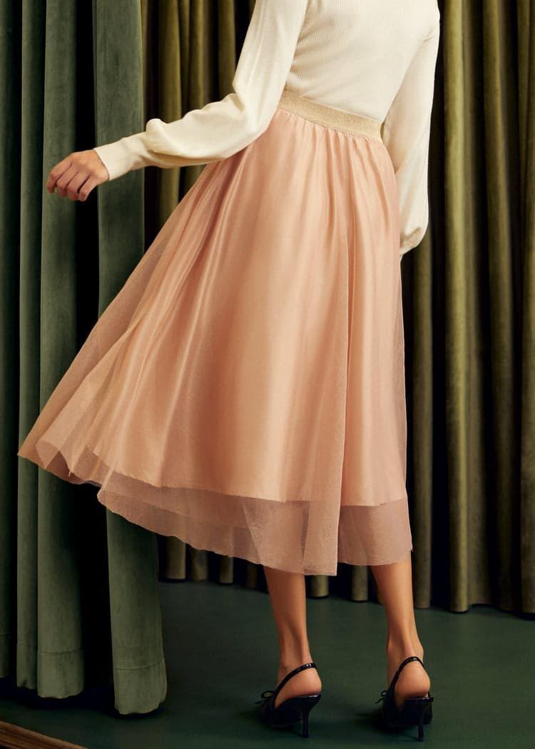 Time Capsule Tulle Midi Skirt Product Image