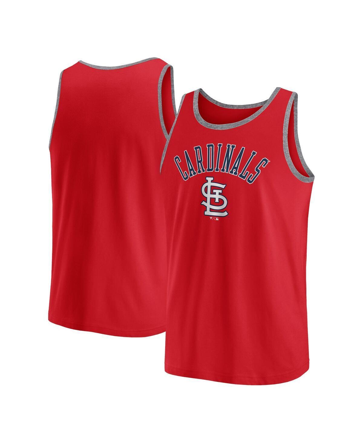 Fanatics Mens Red St. Louis Cardinals Bet Tank Top - Red Product Image