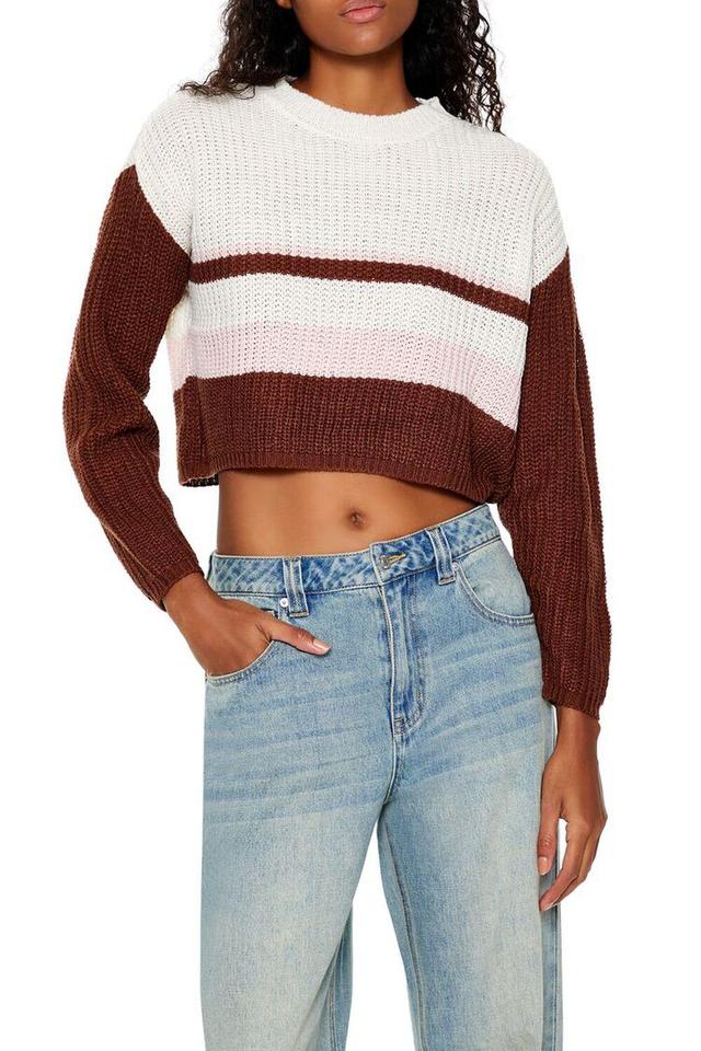 Colorblock Cropped Sweater | Forever 21 Product Image