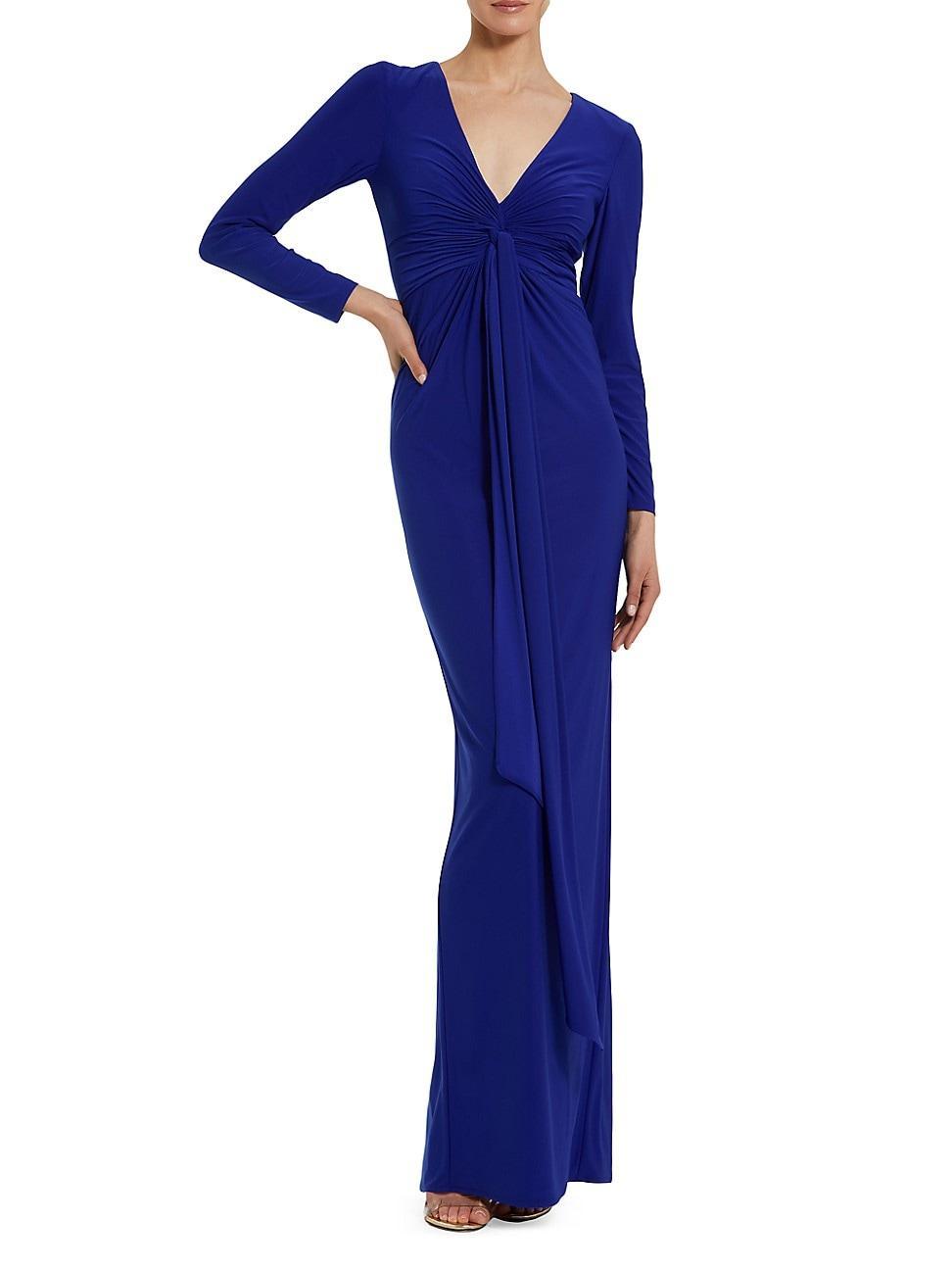 Womens Jersey Twist Knot Slip Gown Product Image