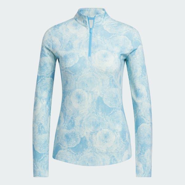 Ultimate365 Printed Quarter-Zip Mock Product Image