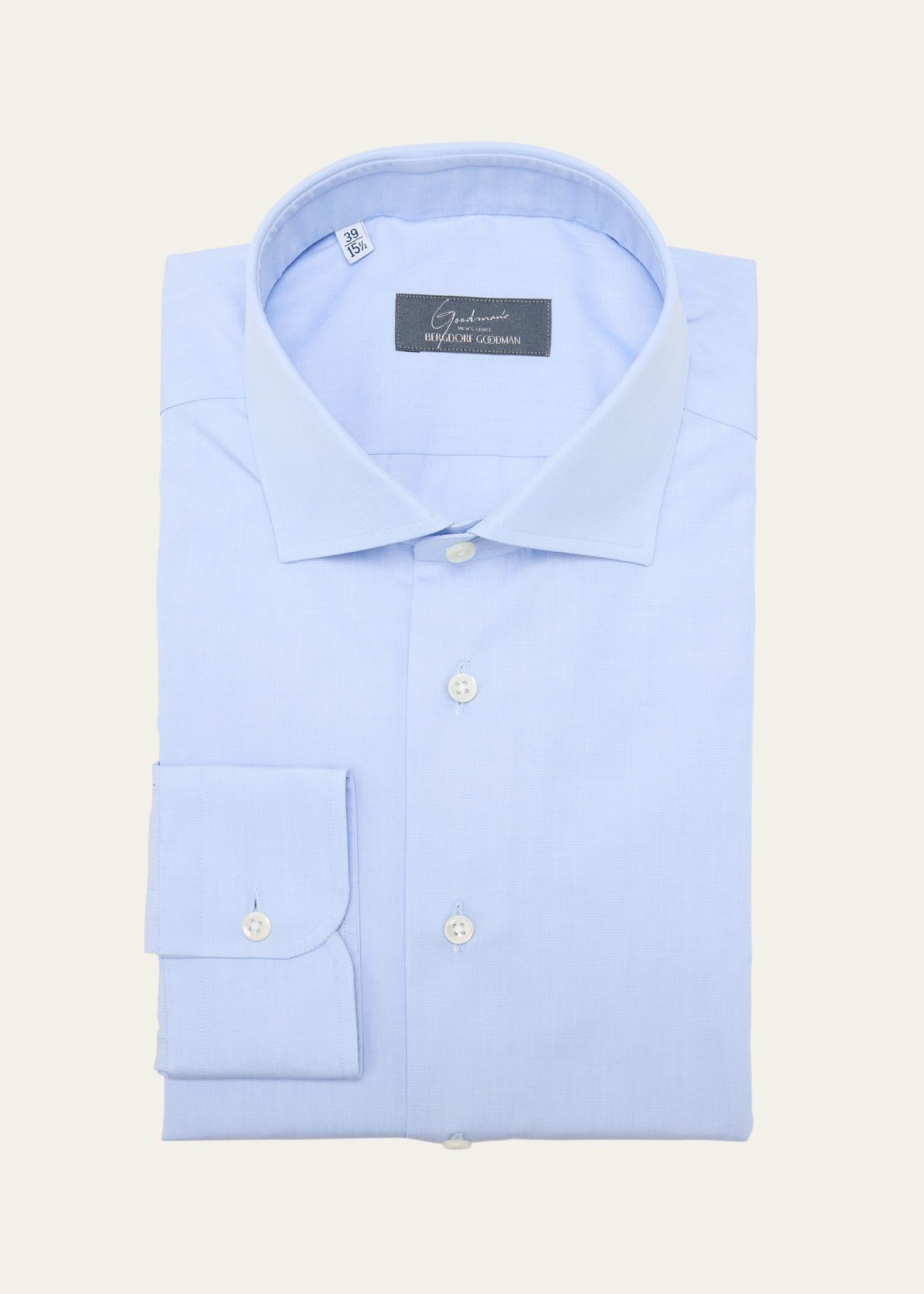 Mens End-on-End Cotton Dress Shirt Product Image