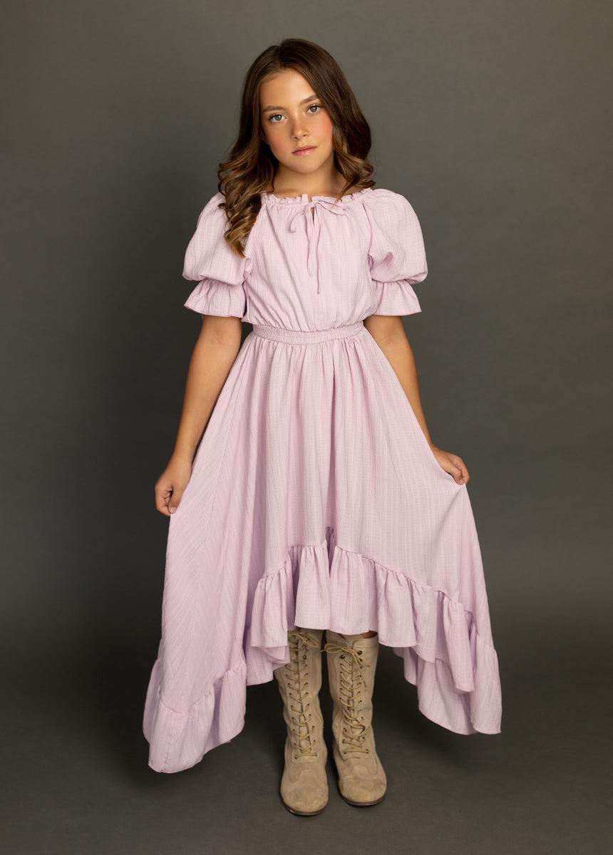 Gwenola Dress in Lilac Product Image