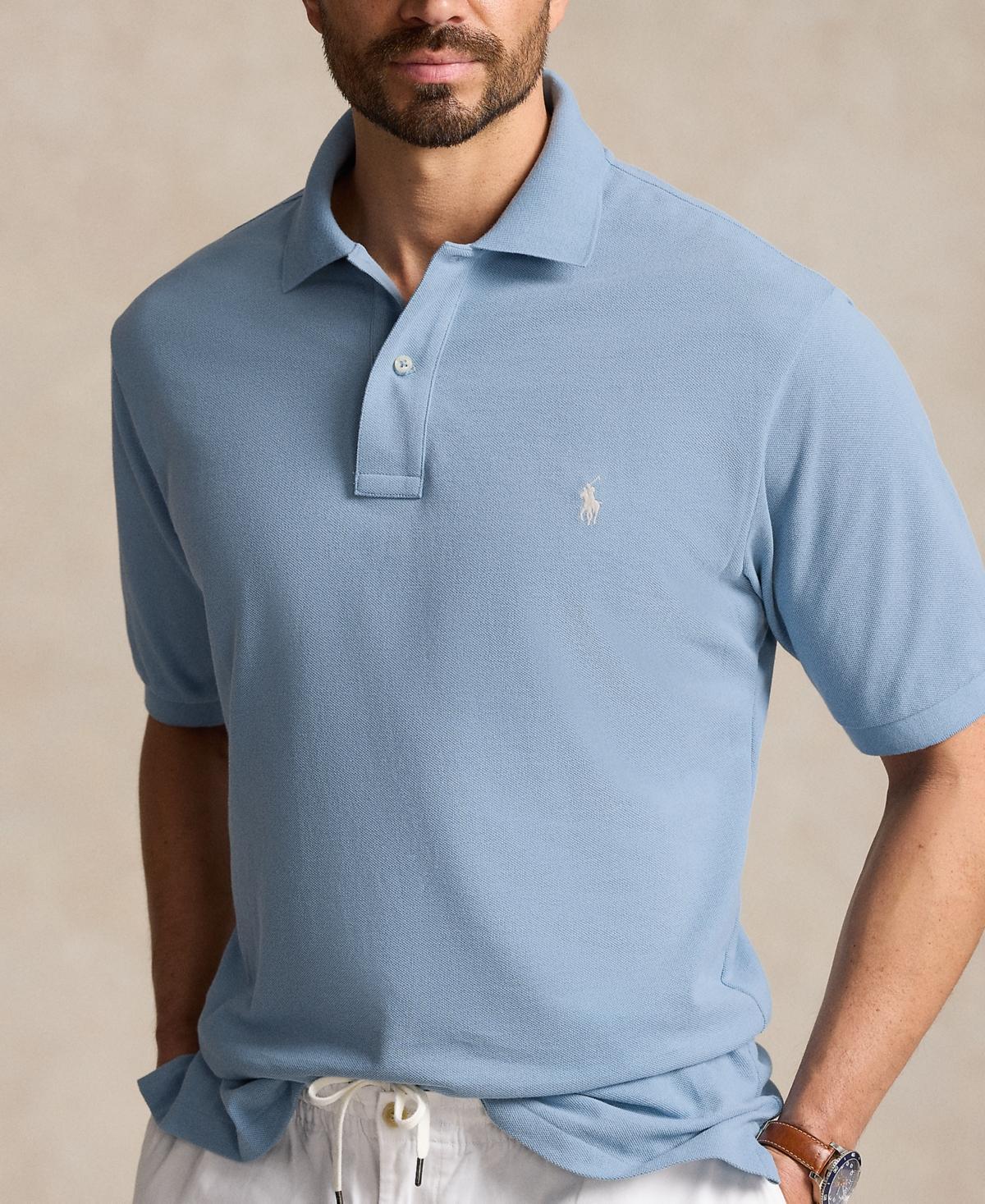 Polo Ralph Lauren Mens Big & Tall The Iconic Mesh Polo Shirt Product Image