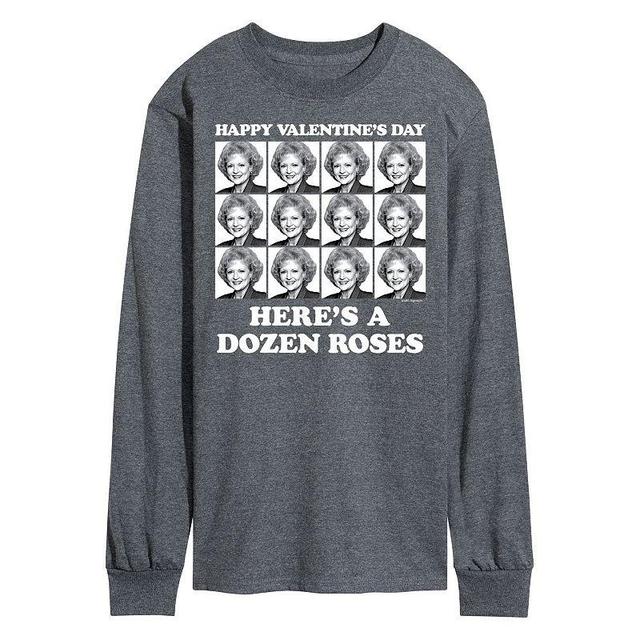 Mens Golden Girls Dozen Roses Long Sleeve Tee Product Image