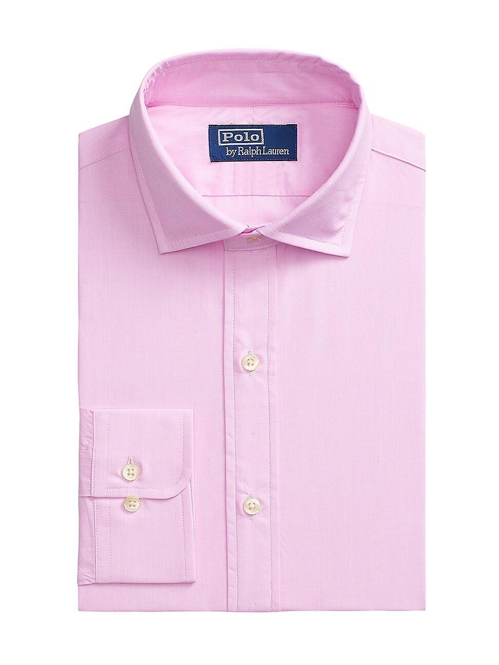 Mens Cotton Dress Shirt Product Image