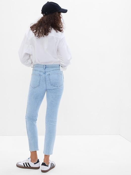 Mid Rise Vintage Slim Jeans with Washwell Product Image