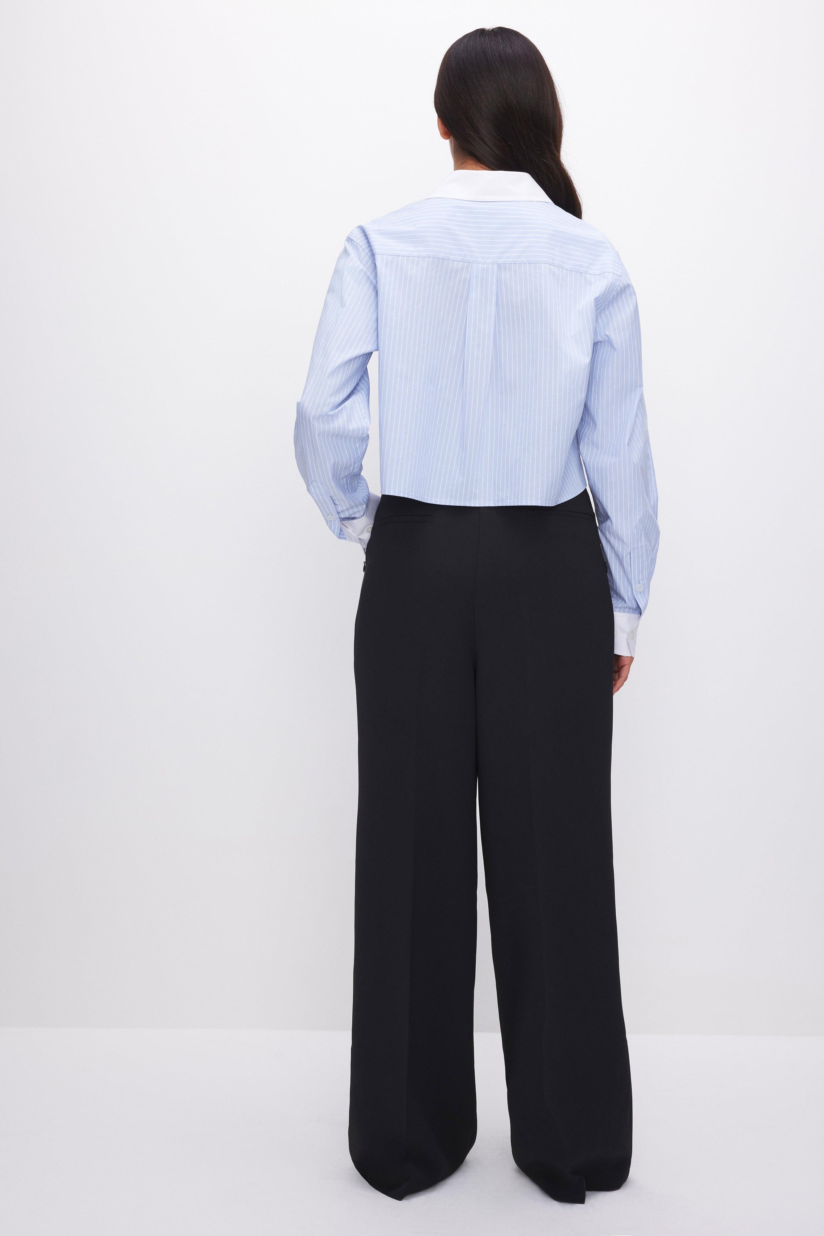 WIDE LEG TROUSERS | BLACK001 Product Image