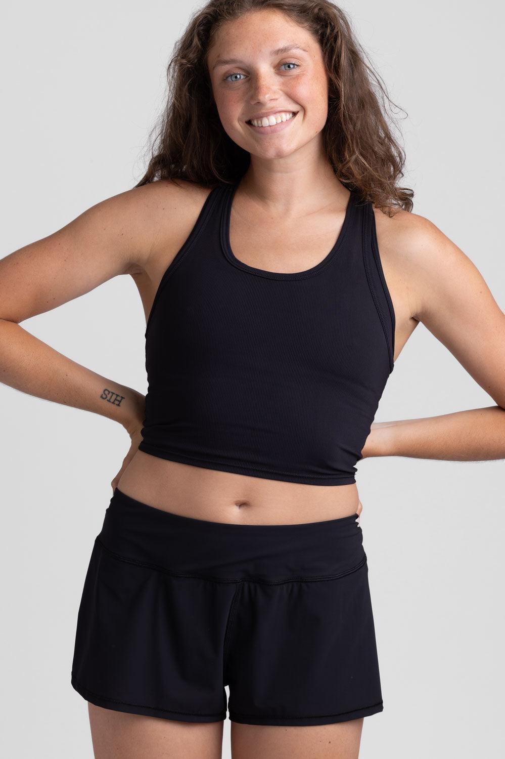 Poppy Run Short - Black Female Product Image