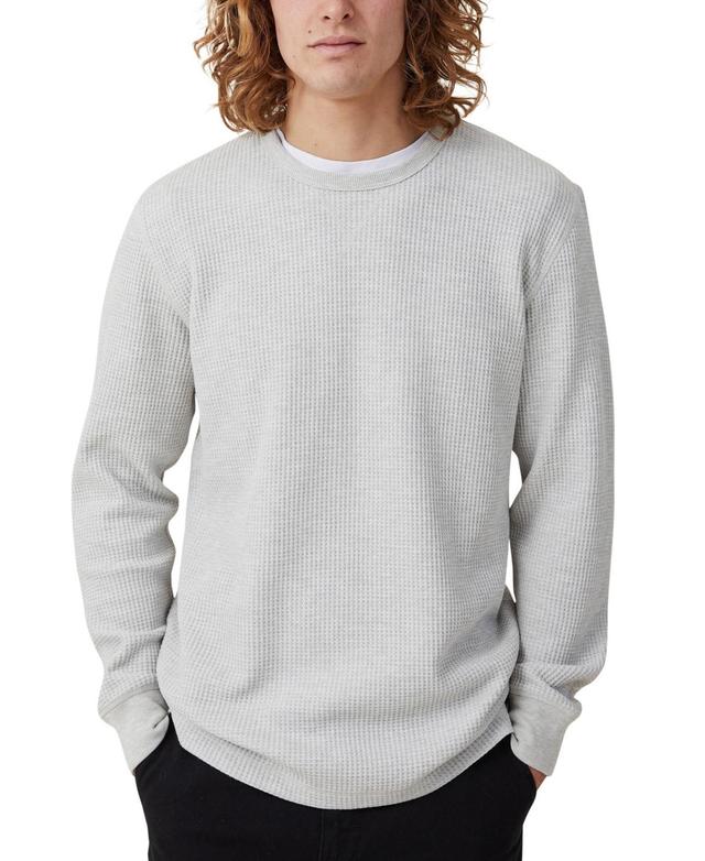 Cotton On Mens Chunky Waffle Long Sleeve T-shirt Product Image