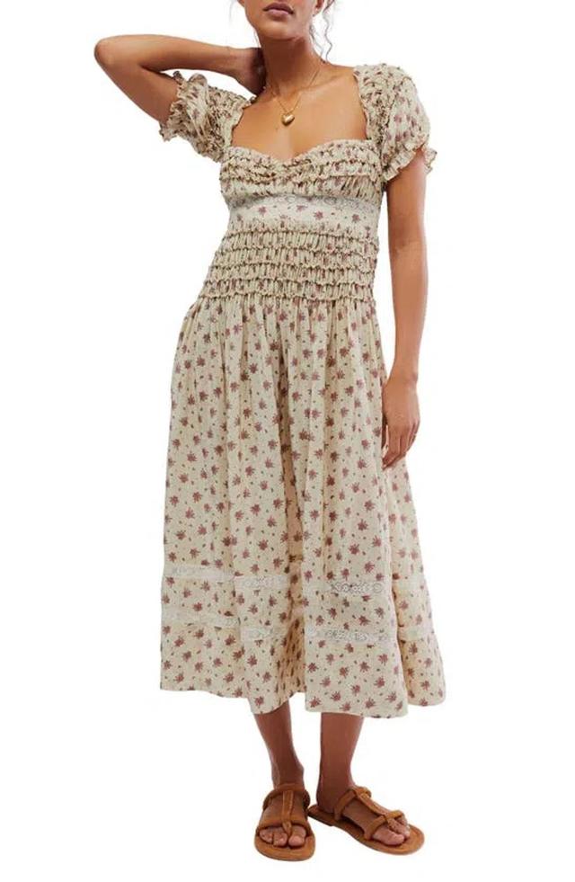 Bali Juniper Smocked Sundress In Ditsy Floral Product Image