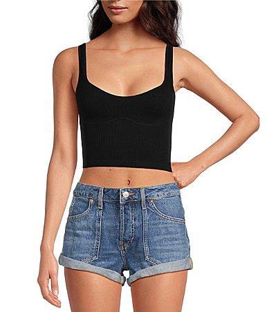 Free People Meg Seamless Crop Tank Product Image