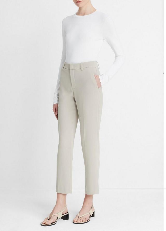 Crepe Tailored Straight-Leg Pant Product Image