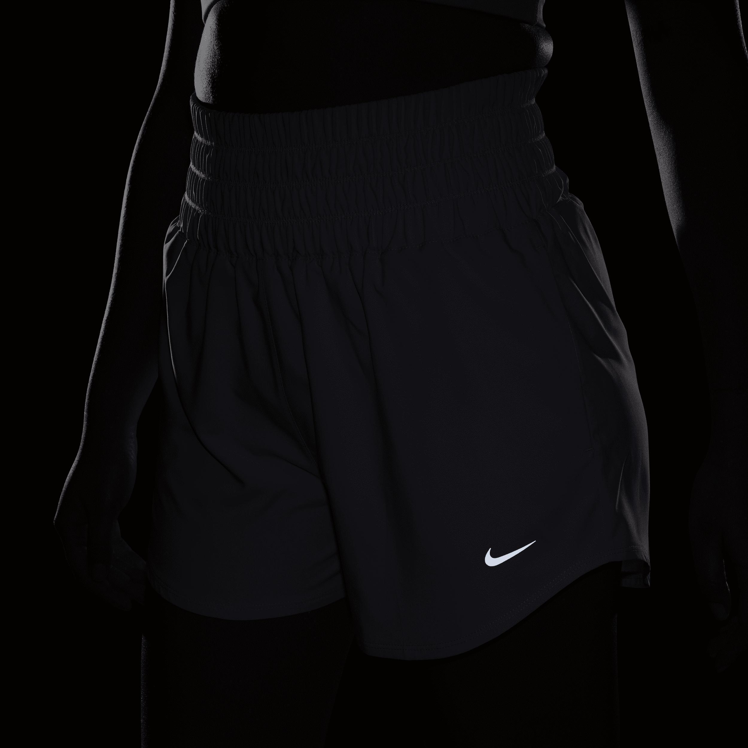 Nike Women's One Dri-FIT Ultra High-Waisted 3" Brief-Lined Shorts Product Image