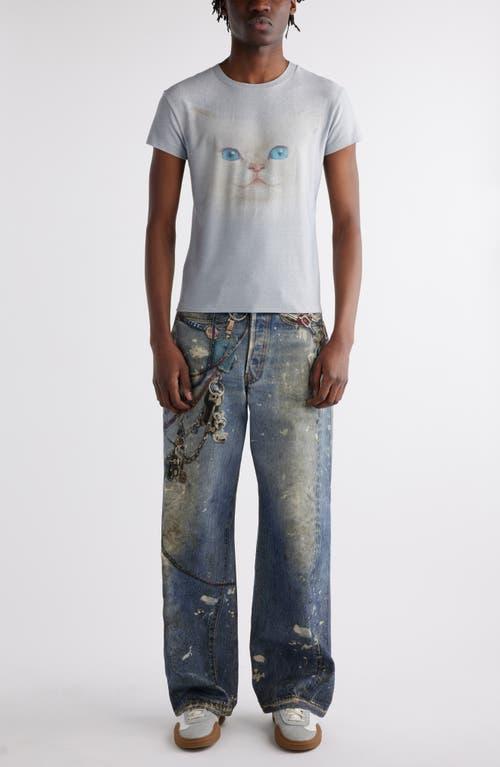 ACNE STUDIOS T Shirt In Blue Product Image