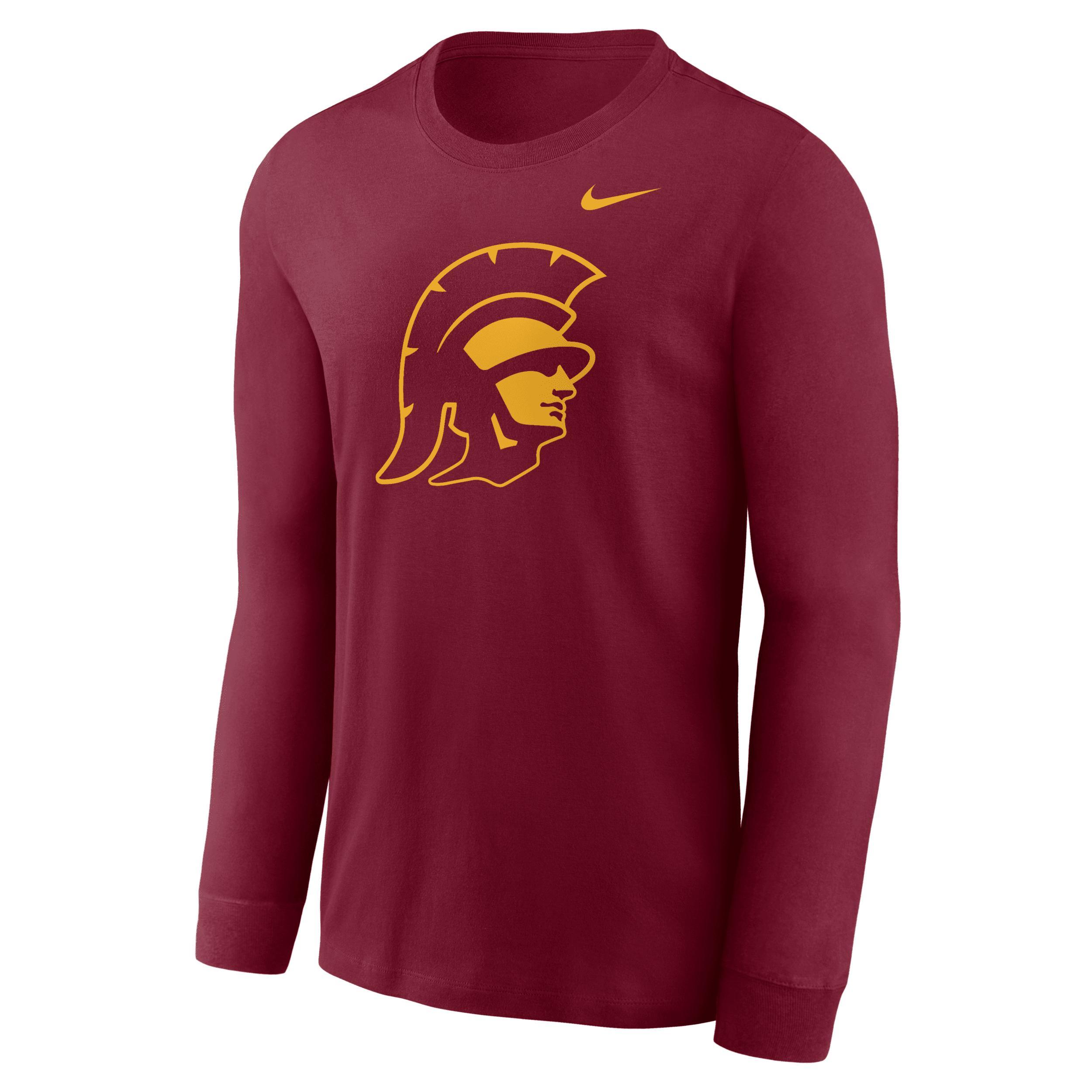 USC Trojans Alternate Logo Nike Men's College Long-Sleeve T-Shirt Product Image