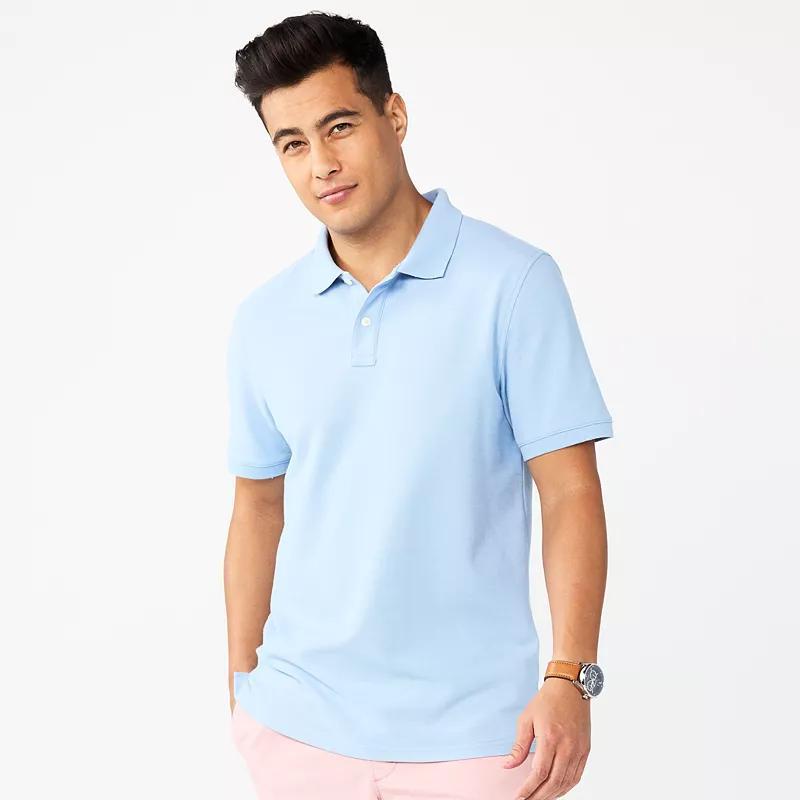 Mens Sonoma Goods For Life Relaxed Fit Pique Polo Product Image