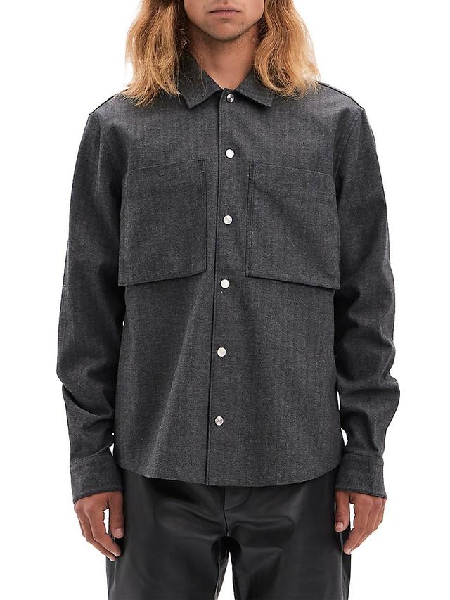 Mens Ferro Button-Up Overshirt Product Image