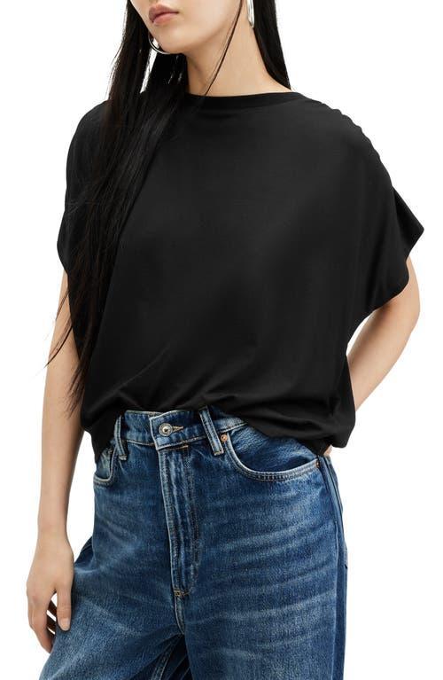 AllSaints Natalie Ruched Shoulder T-Shirt Product Image