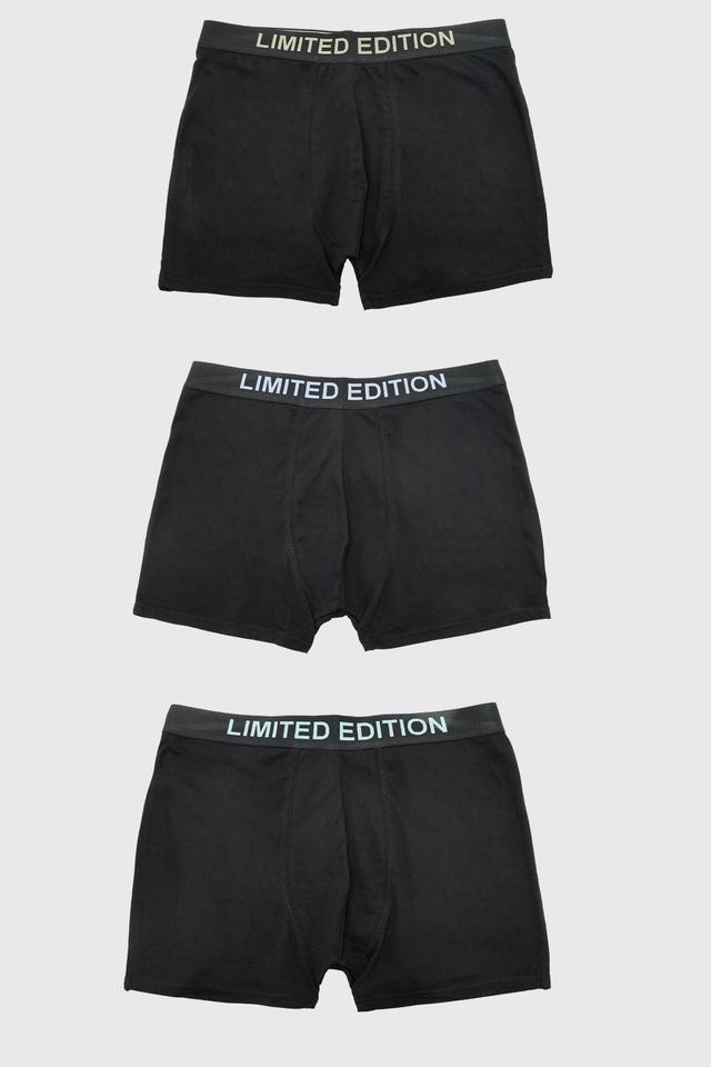 Mens Multi 3 Pack Limited Edition Boxers, Multi Product Image