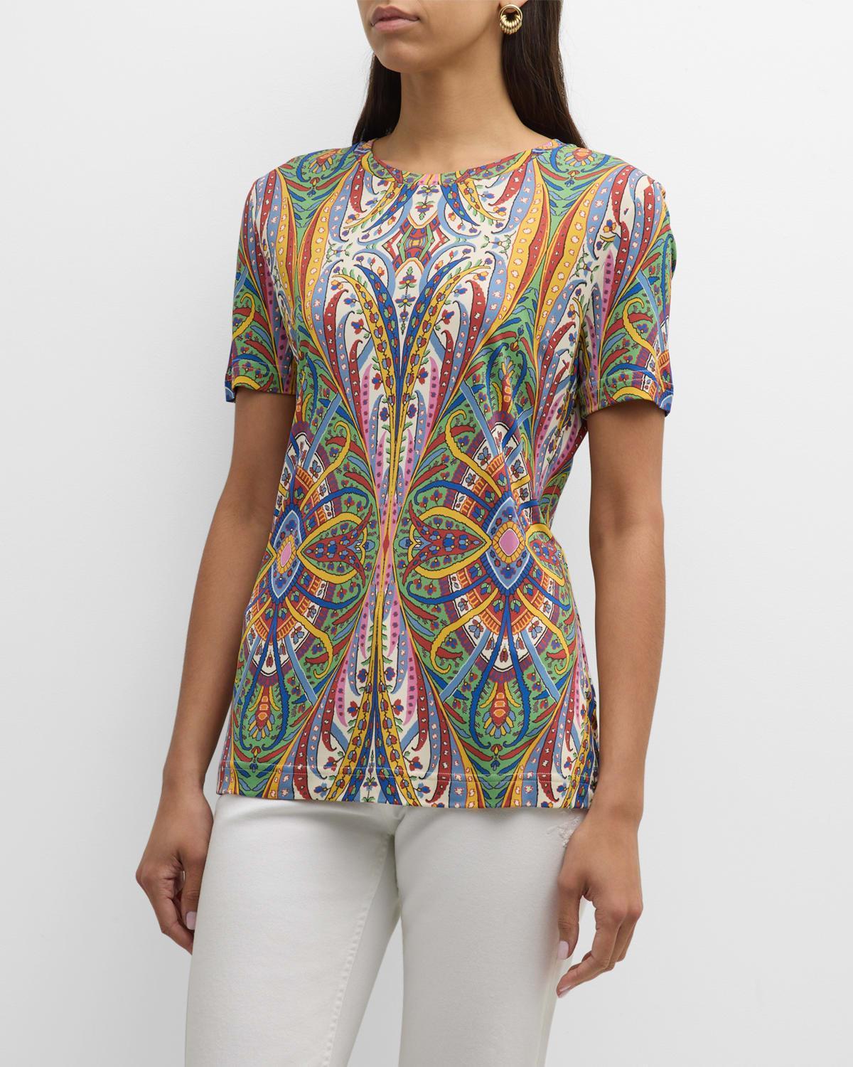 Womens Kaleidoscope Short-Sleeve T-Shirt Product Image