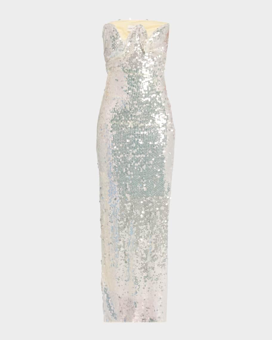 Opaline Sequin Strapless Gown Product Image