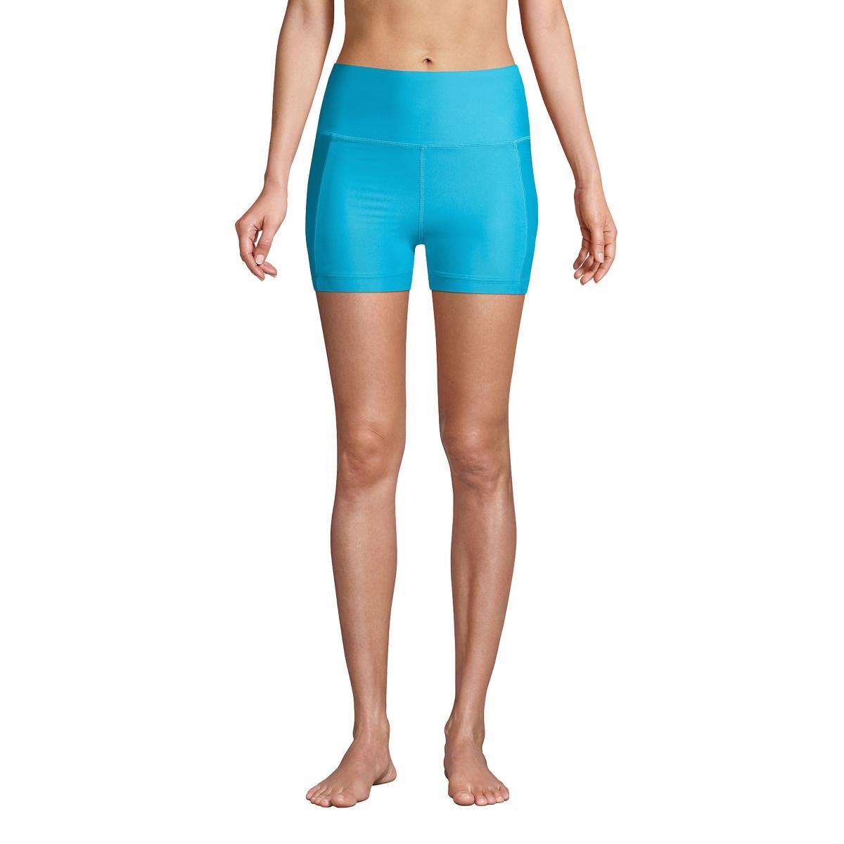 Women's High Waisted 6 Bike Swim Shorts with UPF 50 Sun Protection Product Image