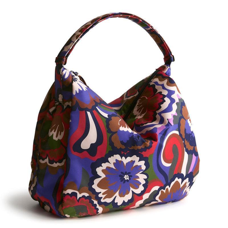 Vera Bradley Hobson Hobo Women in Bossanova Bold Brown/Red Product Image