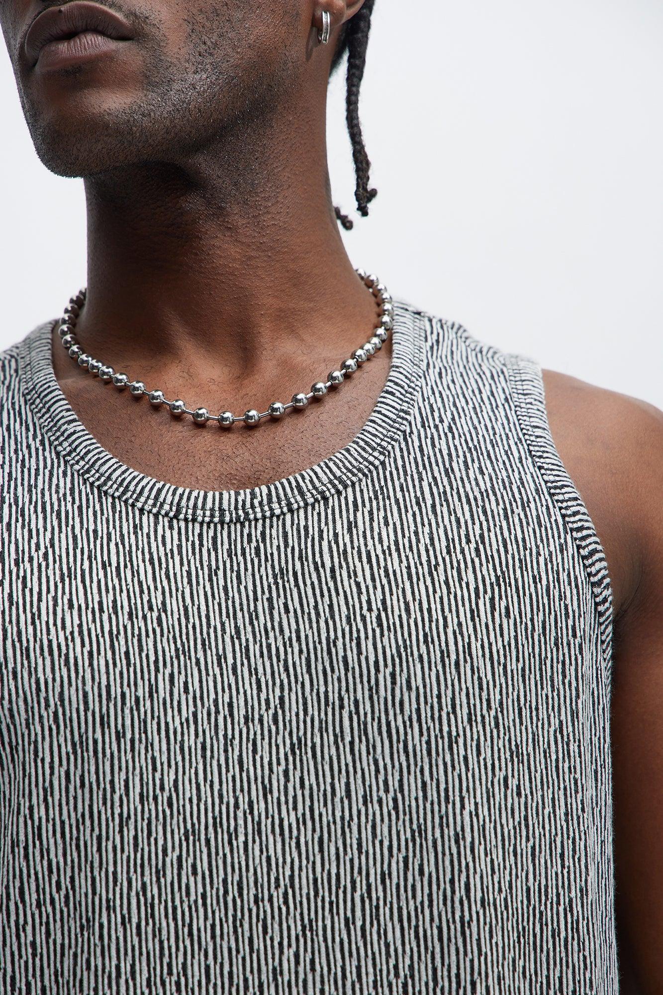 Leon Textured Tank - Black/combo Product Image