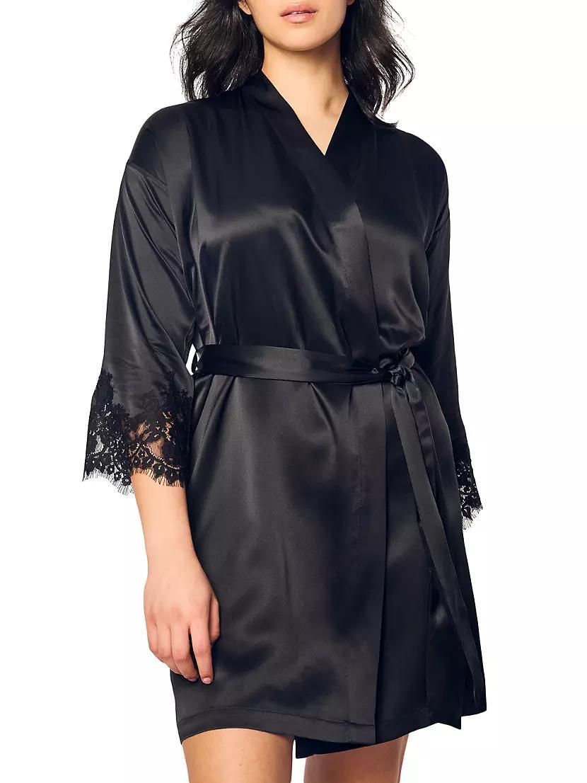 Mulberry Silk & Lace Robe Product Image