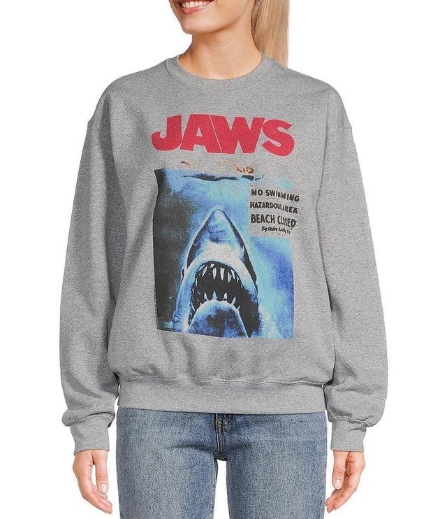 Junk Food Long Sleeve Jaws Movie Poster Art Pullover Product Image