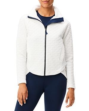 Womens Quilted High-Low Jacket Product Image