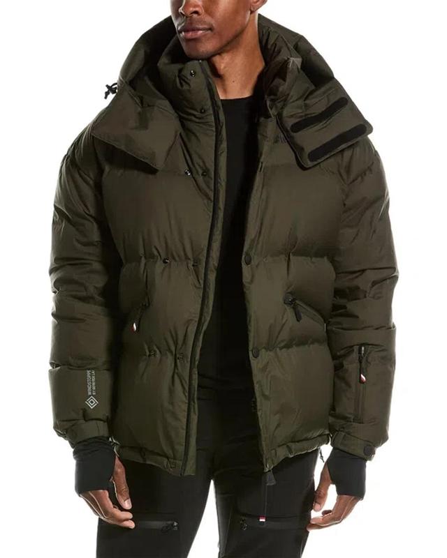 MONCLER Military Green Nylon Coraia Down Jacket Product Image