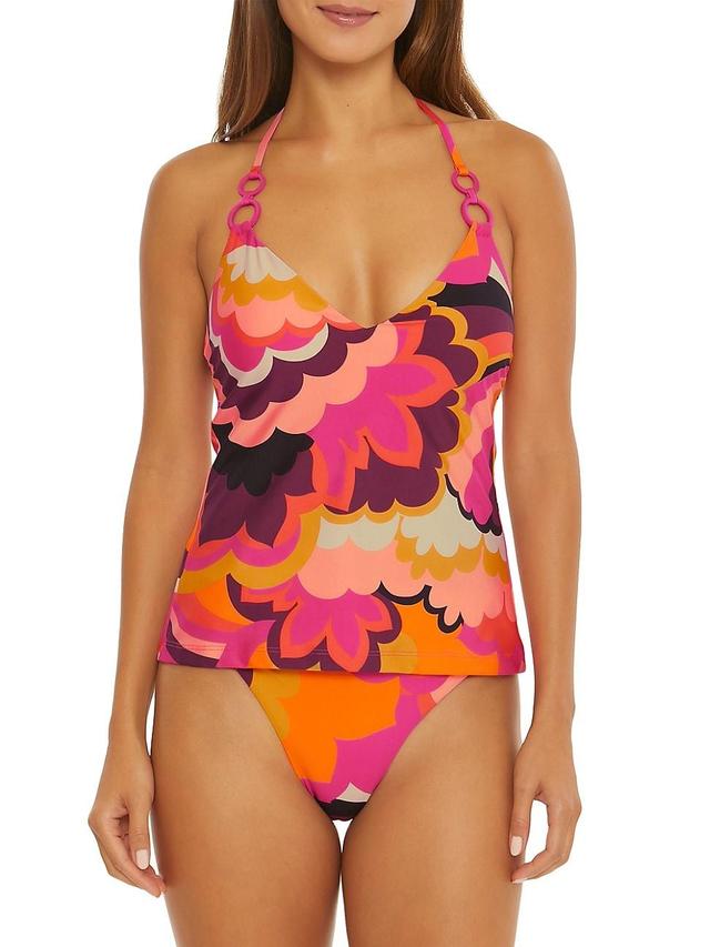 Womens Fan Faire Tankini Top Product Image