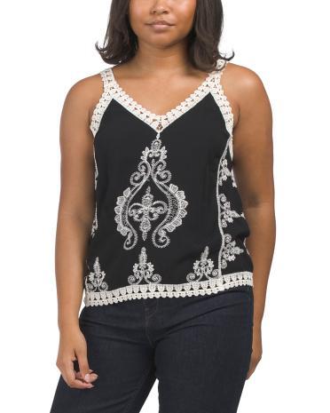 Crochet Sleeveless Top For Women Product Image