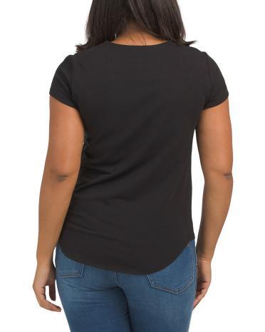 Sculpting Cap Sleeve T-Shirt for Women Product Image