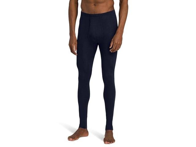 Hanro Woolen Silk Long Underwear (Deep ) Men's Underwear Product Image